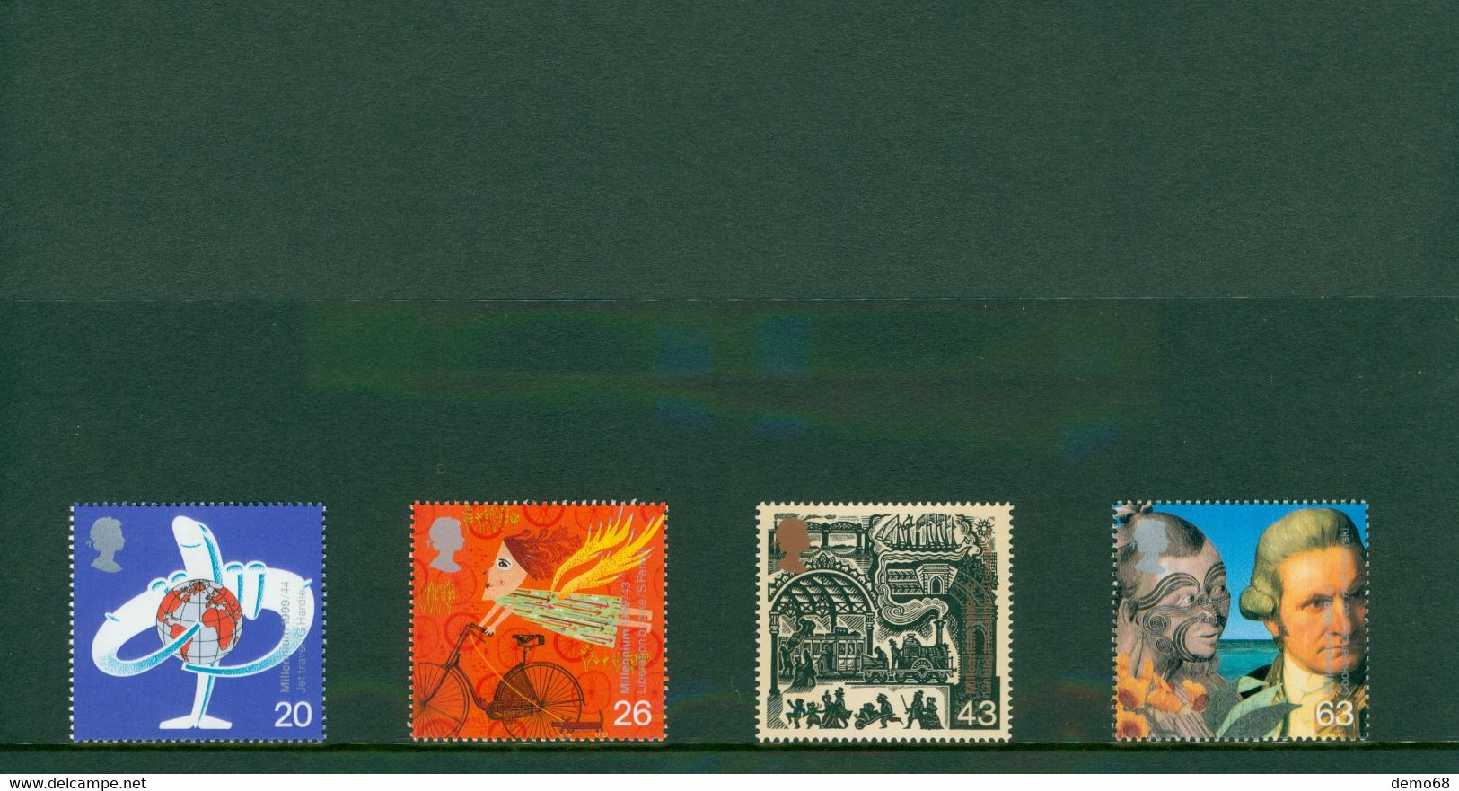 Stamp Timbre England Great Britain British Travellers' Tale Feuillet Neuf 4 Timbre S Royal Mail Mint Stamps - Collections