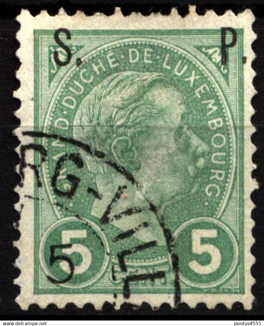 Luxembourg 1895 Mi D60 Grand Duke Adolf - 1895 Adolphe Right-hand Side