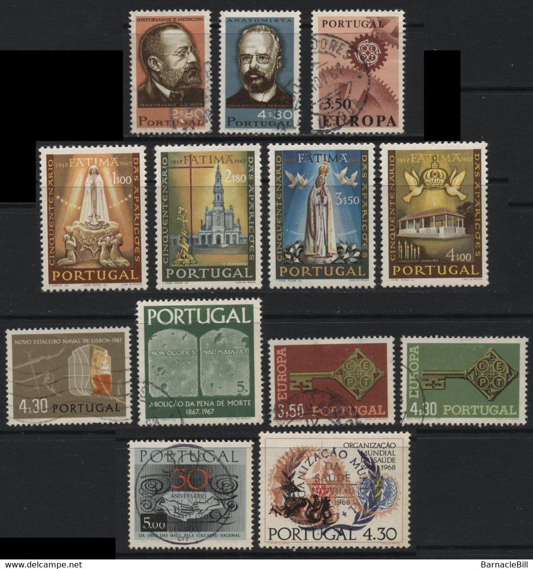 Portugal (33) 1966 - 1968 .13 Different Stamps. Mint And Used. - Altri & Non Classificati