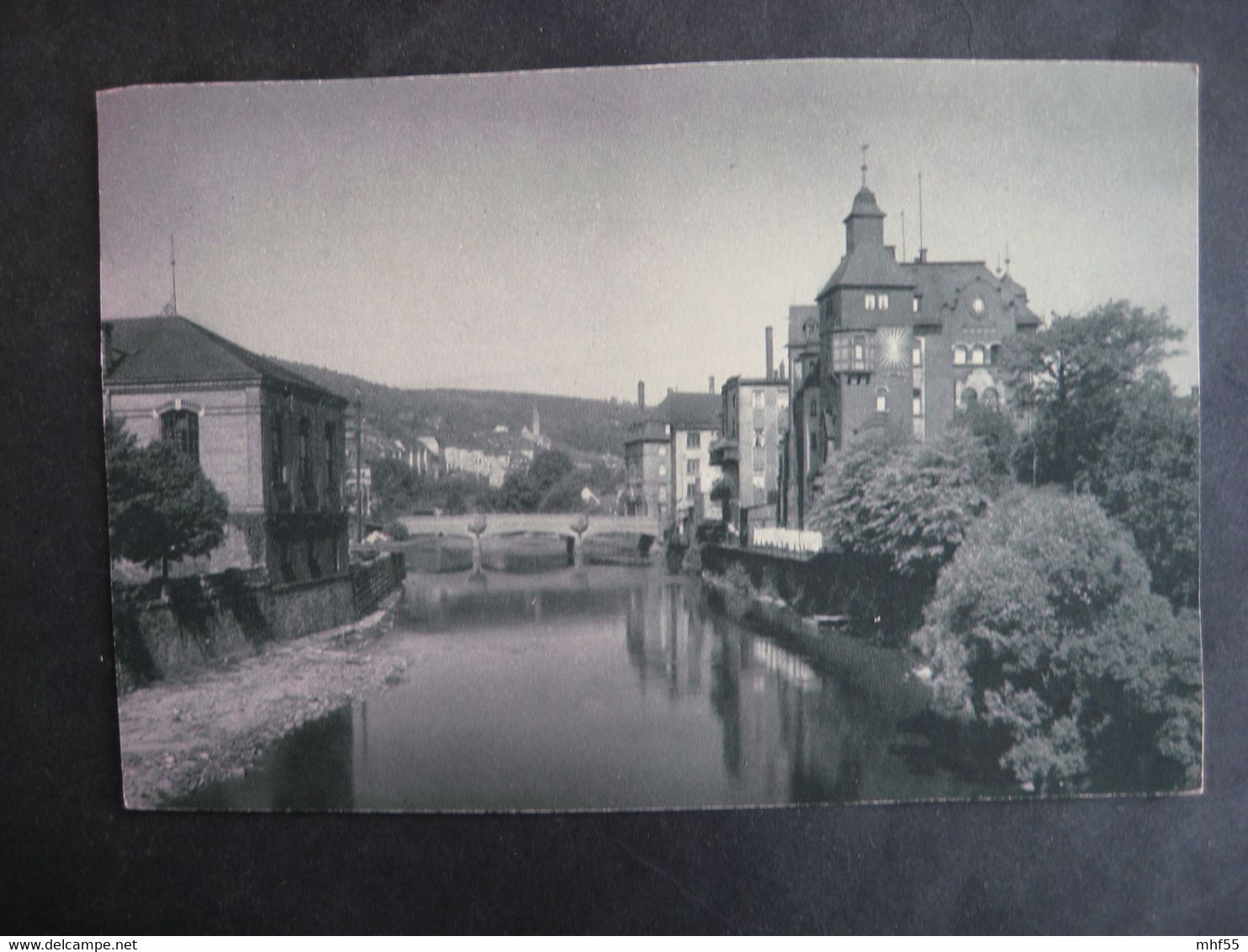 K4    1933 Schneeberg, Industriestadt, Blick Von Der Stelle, Wo Schwarzwasser U. Zwickauer Mulde Sich Vereinigen - Schneeberg