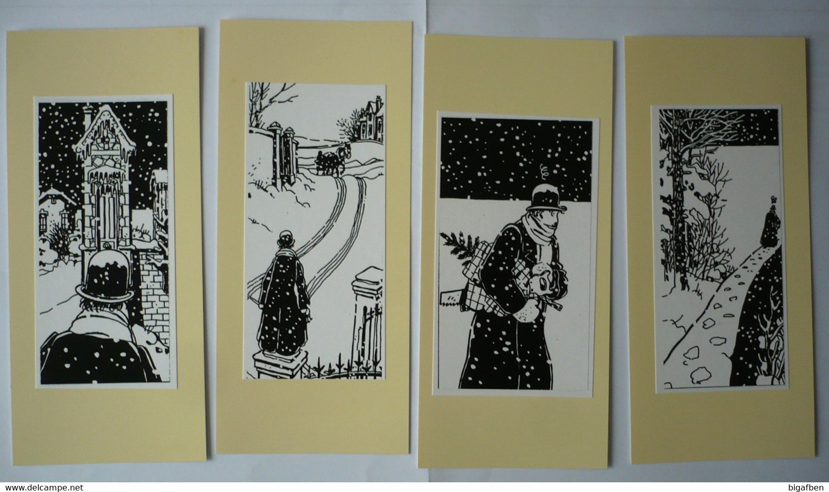 TARDI / Lot 4 Cartes ICI MÊME / 8 X 18 / Sans Date / TBE / Lot N°6 - Tardi