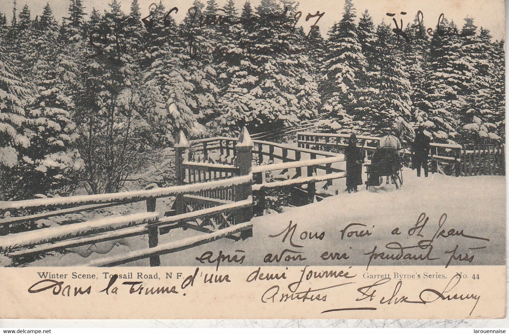 Canada - Winter Scene, To Sail Road, N.F. - St. John's
