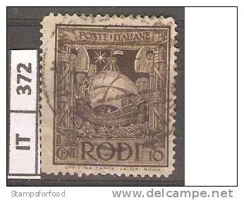 ITALIA, COLONIE/EGEO/RODI, 1929, Pittorica, Cent. 10 Usato - Egeo