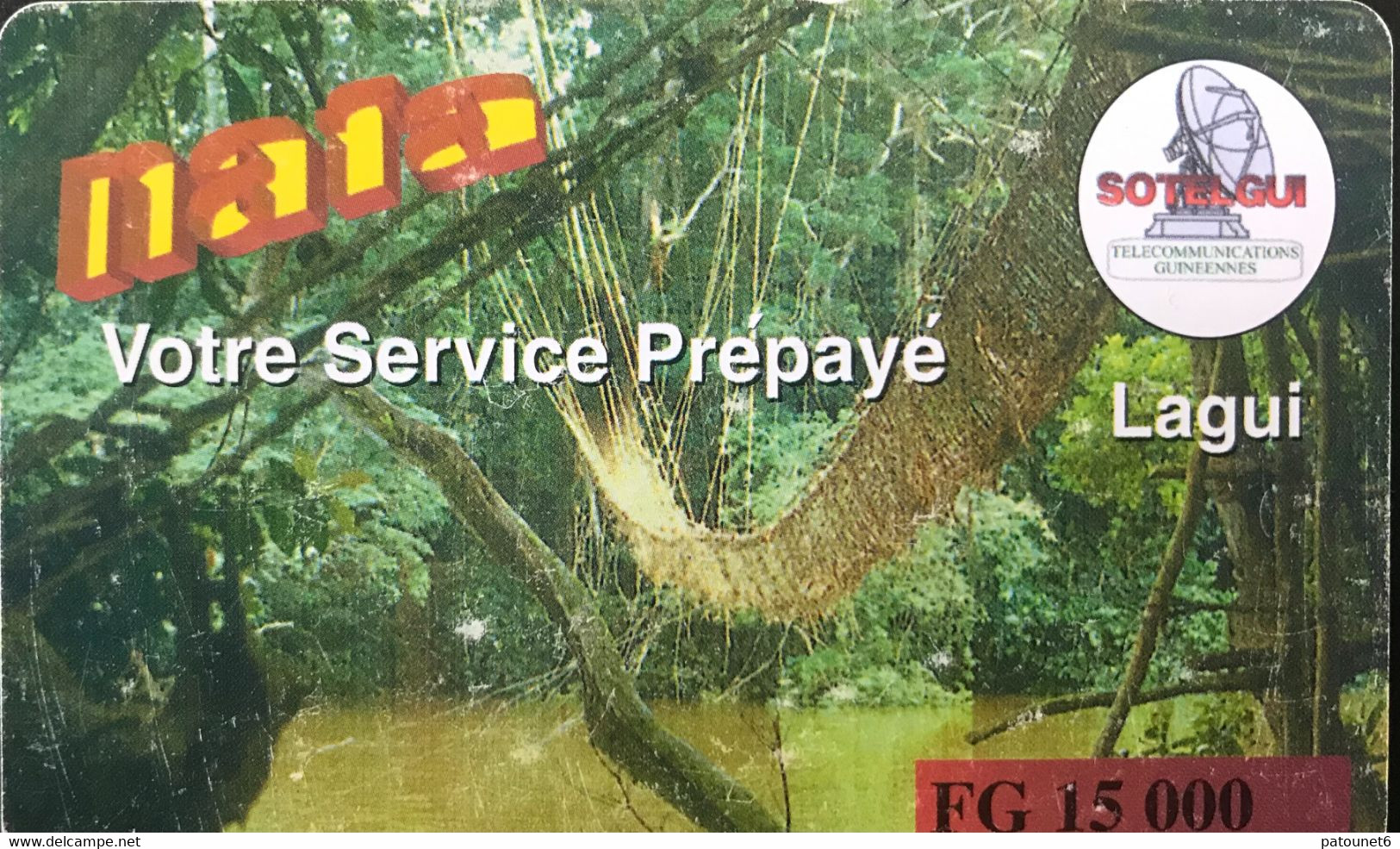 GUINEE  -  SOTELGUI  - Prepaid  - LAGUI  - FG 15 000 - Guinee