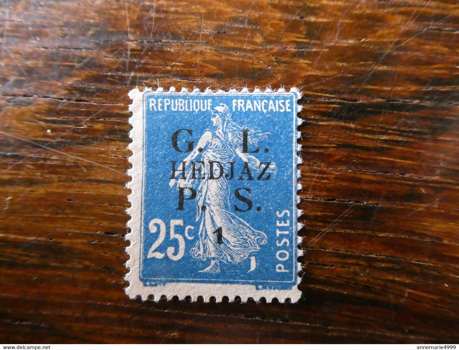 FRANCE Colonies  HEDJAZ Semeuse Surchargé "1" Neuf - Unused Stamps