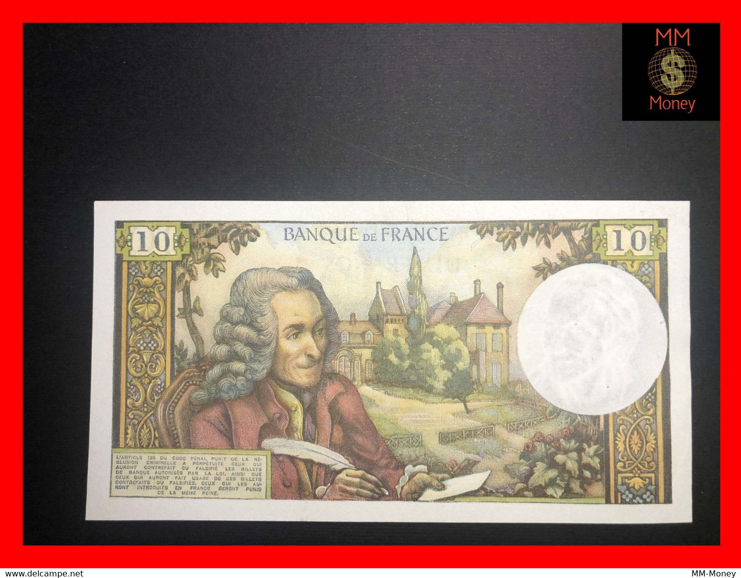 France 10 Francs  2.8.1973  P. 150  P.hs.     XF - 10 F 1963-1973 ''Voltaire''