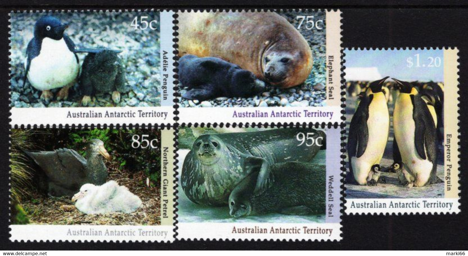 Australian Antarctic Territory (AAT) - 1992 - Antarctic Wildlife - Mint Stamp Set - Nuovi