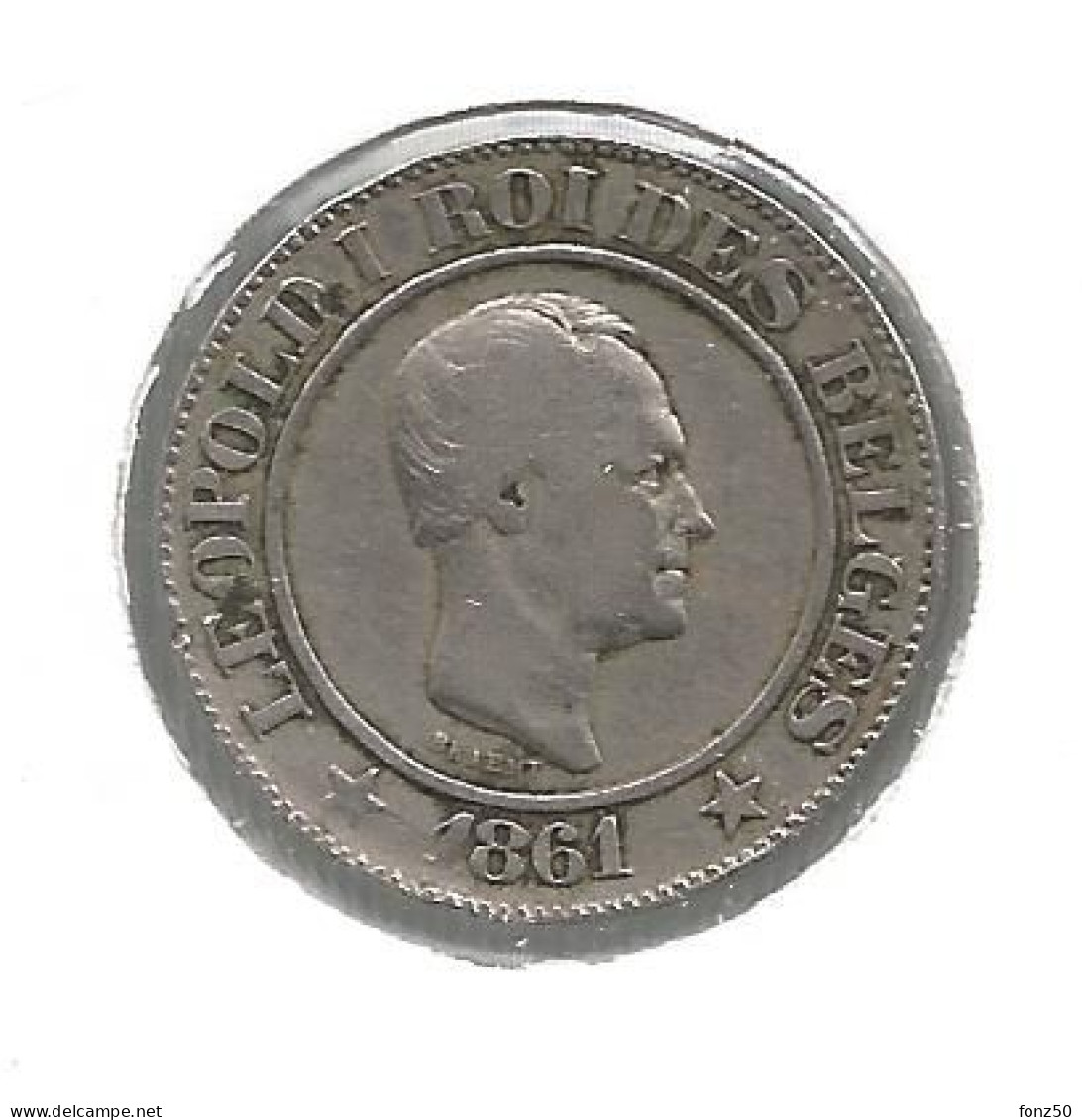 LEOPOLD I * 20 Centiem 1861 * Z.Fraai * Nr 10550 - 20 Cent
