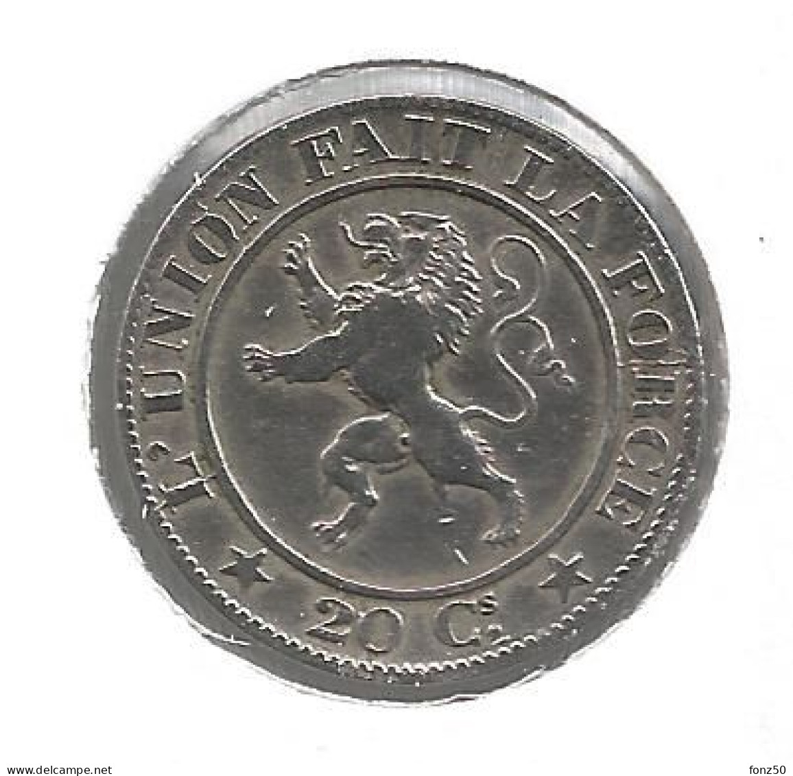 LEOPOLD I * 20 Centiem 1861 * Z.Fraai * Nr 10552 - 20 Cent