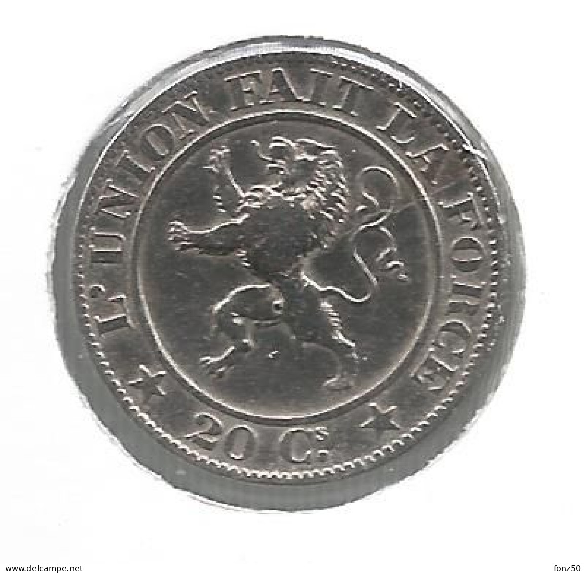 LEOPOLD I * 20 Centiem 1861 * Z.Fraai / Prachtig * Nr 10555 - 20 Cents