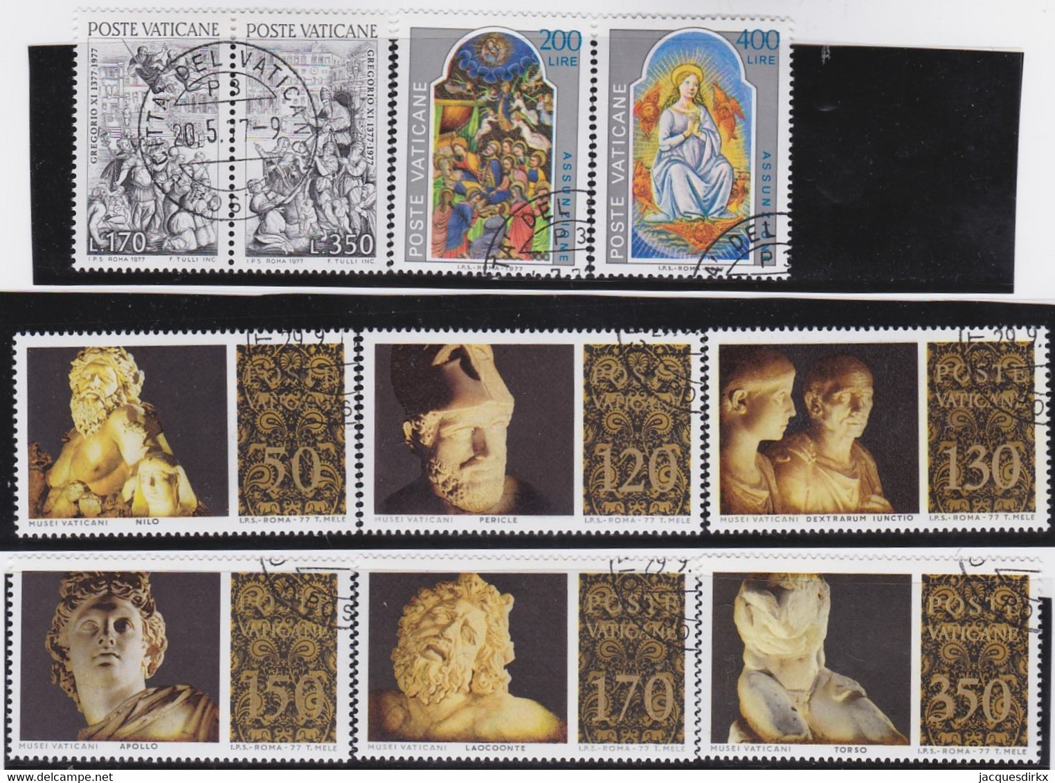 Vatican   .   Y&T   .    634/643      .      O     .    Cancelled  .   /   .  Oblitéré - Used Stamps