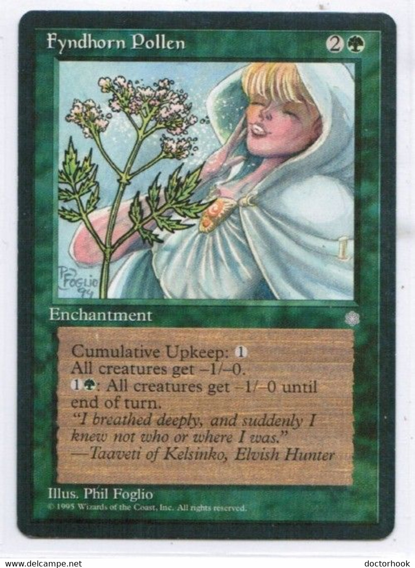 MAGIC The GATHERING  "Fyndhorn Pollen"---ICE AGE (MTG-82-3) - Other & Unclassified