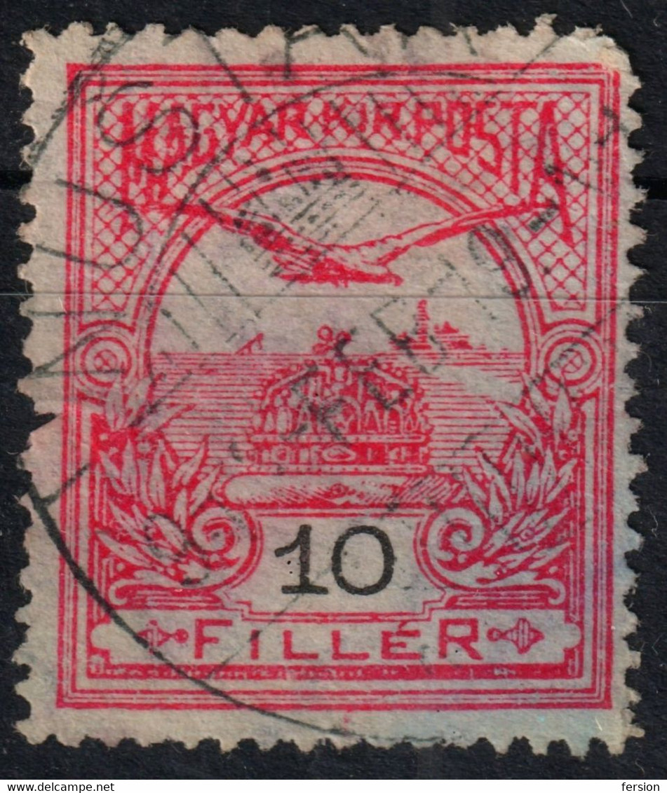 NUŠTAR Berzétemonostor Postmark / TURUL Crown Serbia Croatia 1910's Hungary Srijem Szerém County KuK 10 Fill - Prephilately