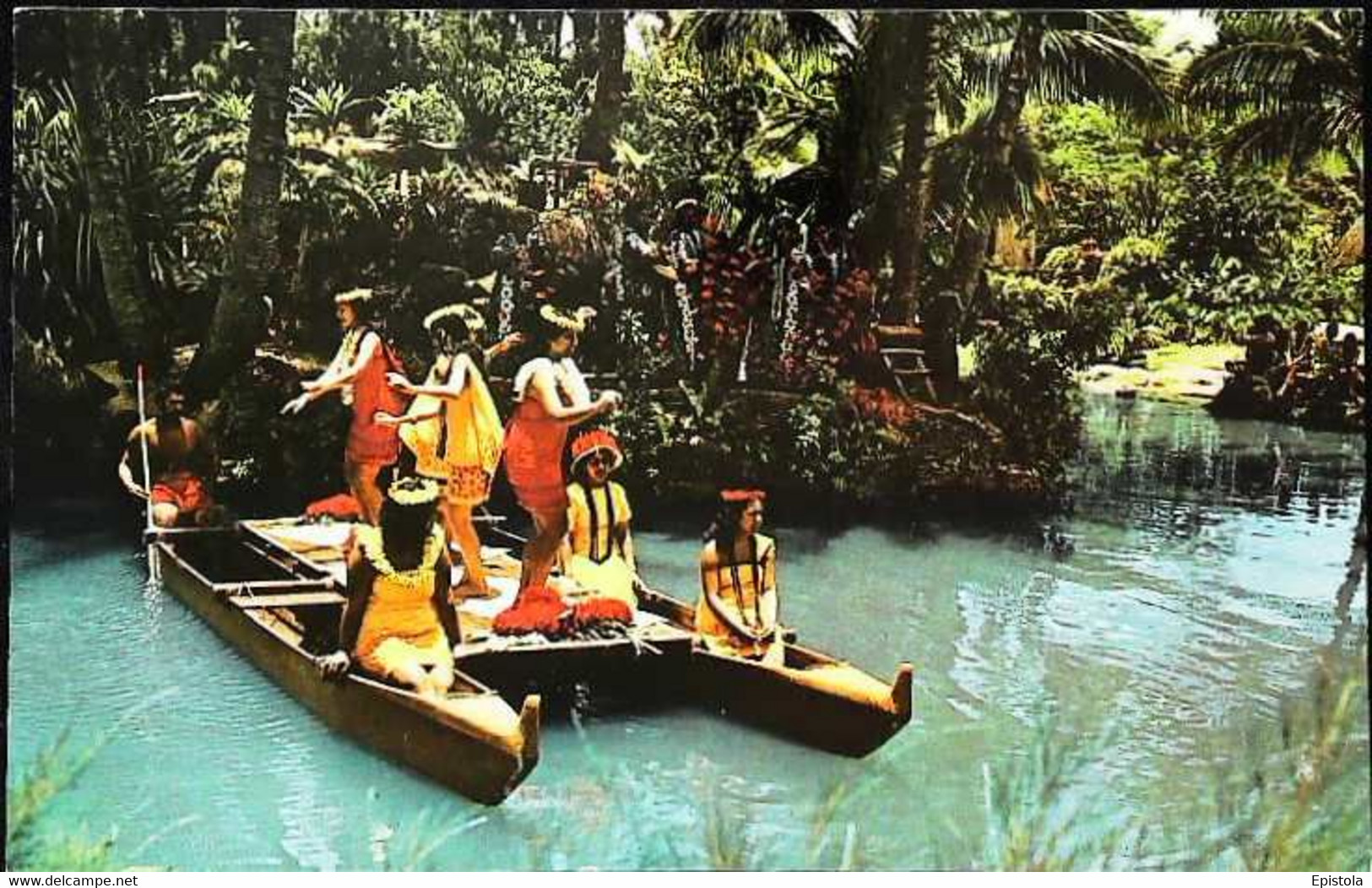 ► "Pageant Of The Long Canoes" Polynesian Cultural Center Laie Oahu Hawaii - Oahu
