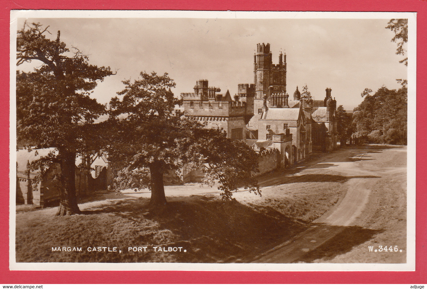 PORT TALBOT - Margam Castle  *Ed. Valentine & Sons -W3446 .*Scan Recto-Verso - Glamorgan