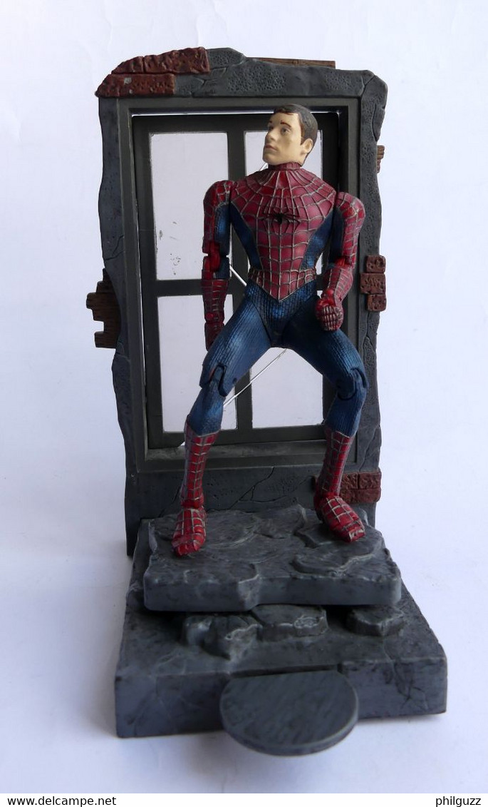 FIGURINE MARVEL THE MOVIE 2002 SPIDER-MAN Avec Accessoire Décors - Gli Eroi Della Marvel