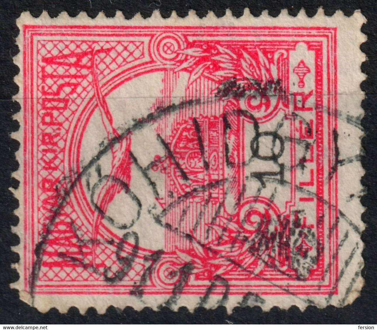 Kőhídgyarmat Kamenný Most Postmark TURUL Crown 1911 Hungary SLOVAKIA - Esztergom County - KuK K.u.K  10 Fill - ...-1918 Préphilatélie