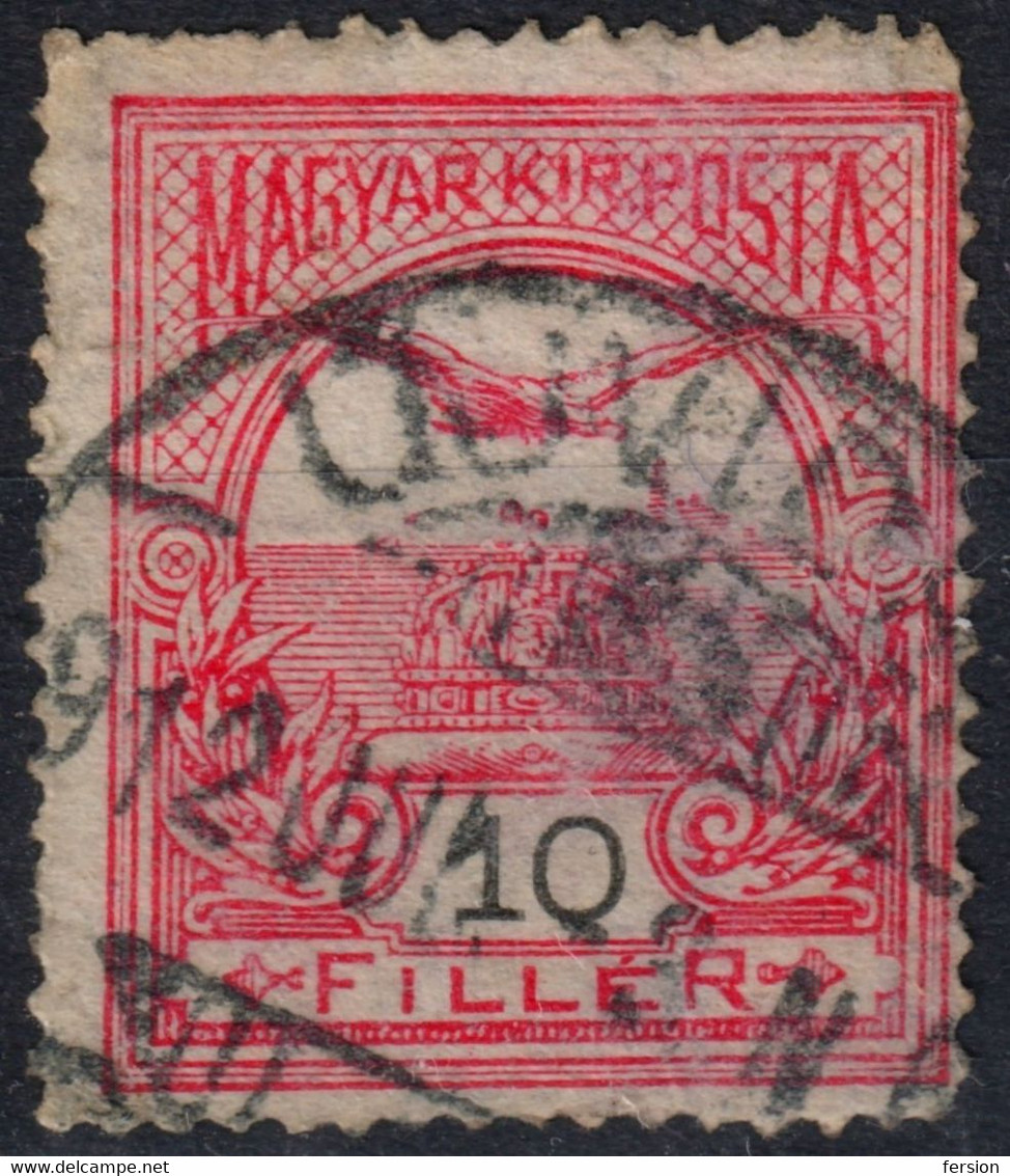 ÚJVIDÉK Novi Sad  Postmark TURUL Crown 1912 Hungary SERBIA Vojvodina BACKA BÁCS BODROG County KuK - 10 Fill - Prephilately