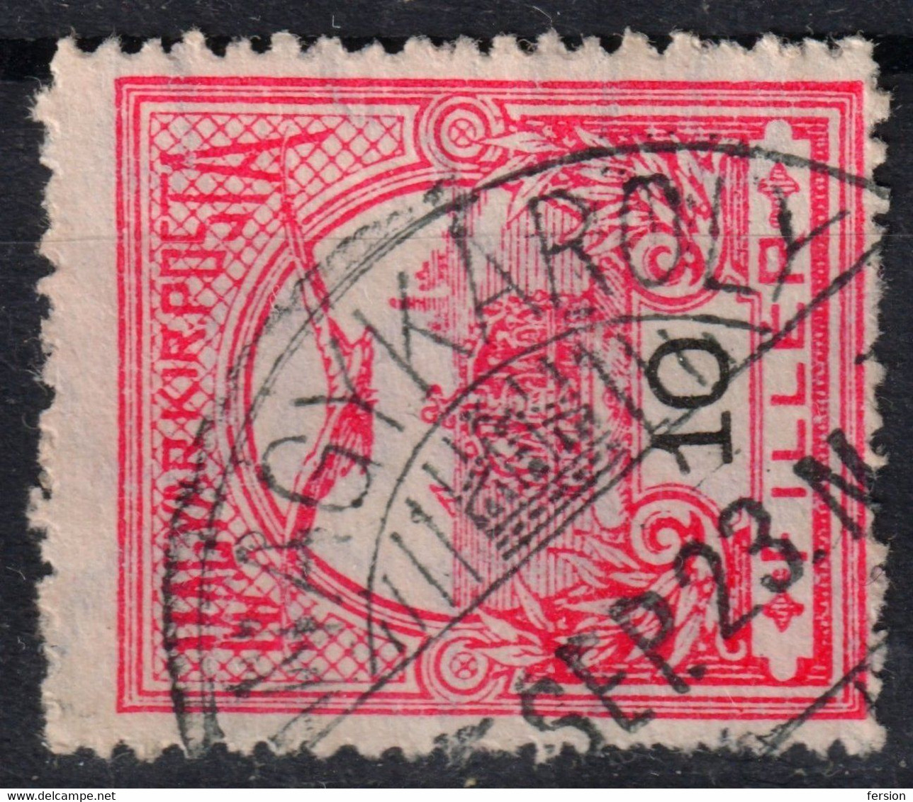 Nagykároly Carei Postmark TURUL 1910's Hungary Romania TRANSYLVANIA - Szatmár County K.u.K KuK - 10 F - Transylvania