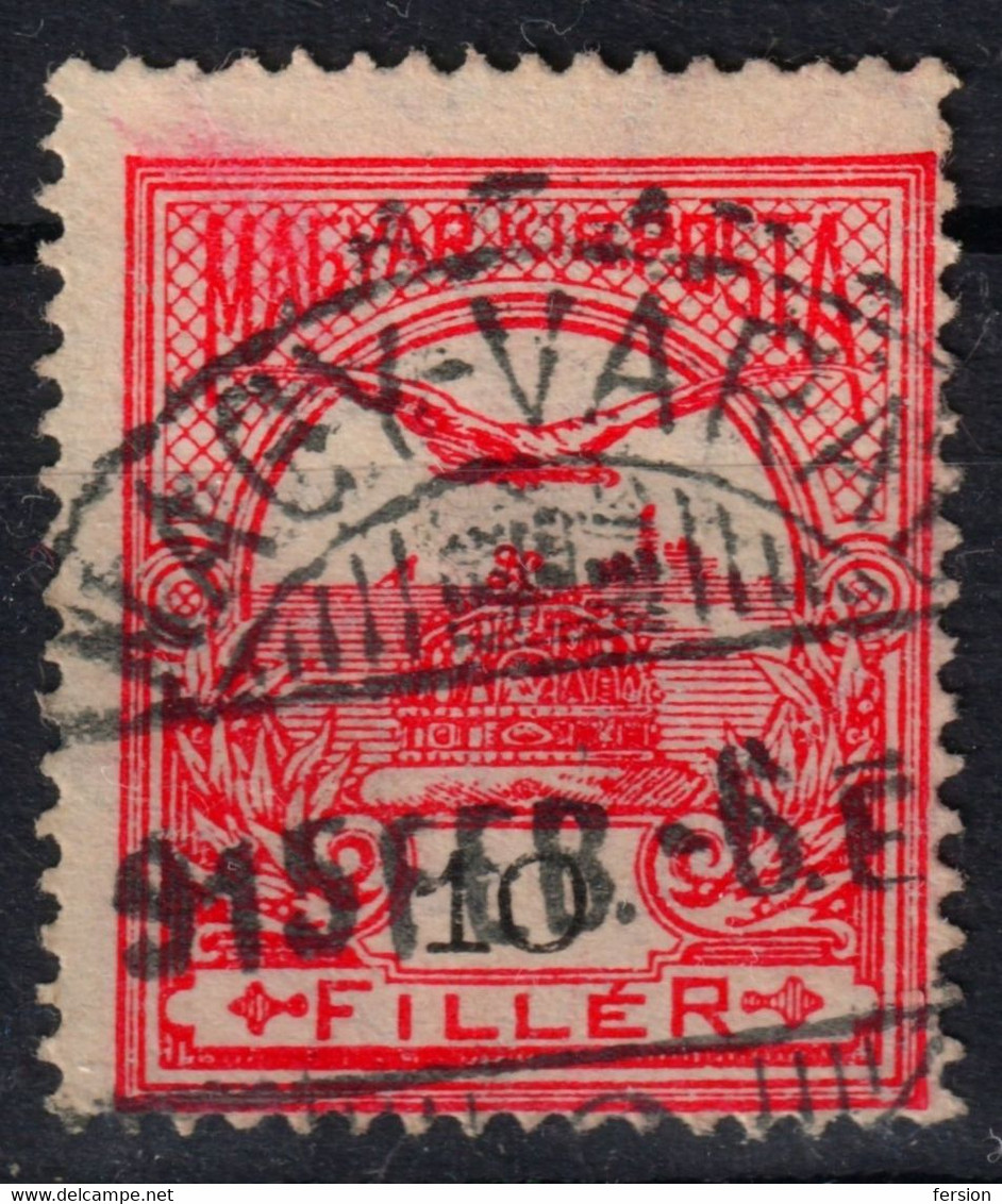 NAGYVÁRAD ORADEA Postmark / TURUL Crown 1915  Hungary Romania Transylvania Bihar County KuK K.u.K - 10 Fill - Transylvania