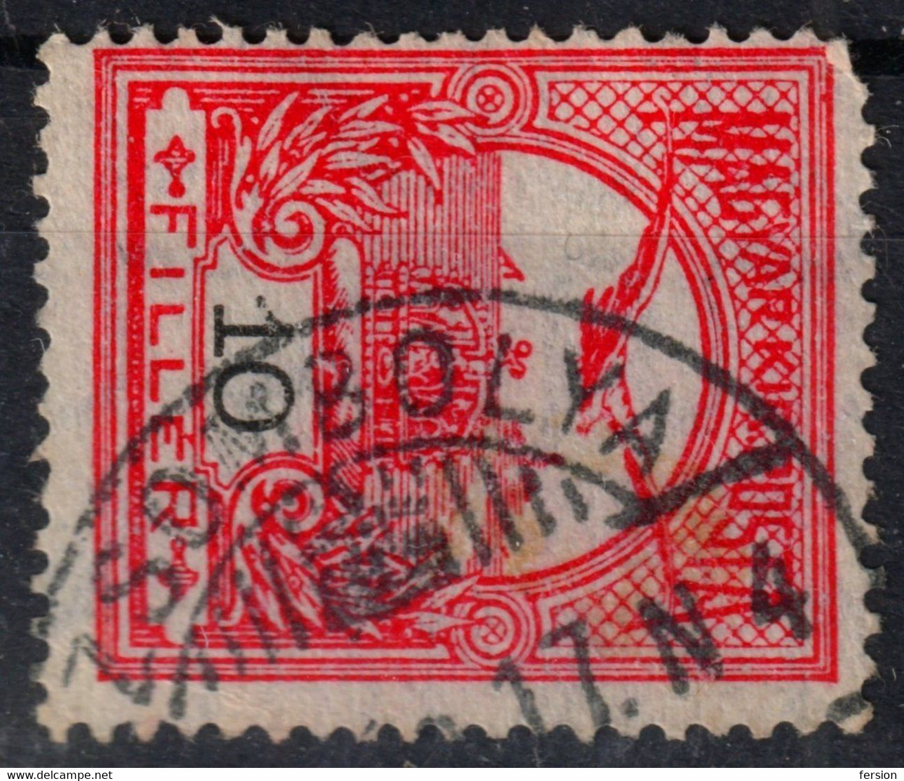 Zsombolya Jimbolia Postmark TURUL Crown 1910's Hungary Romania Banat Transylvania Banat TEMES County KuK K.u.K - 10 Fill - Transsylvanië