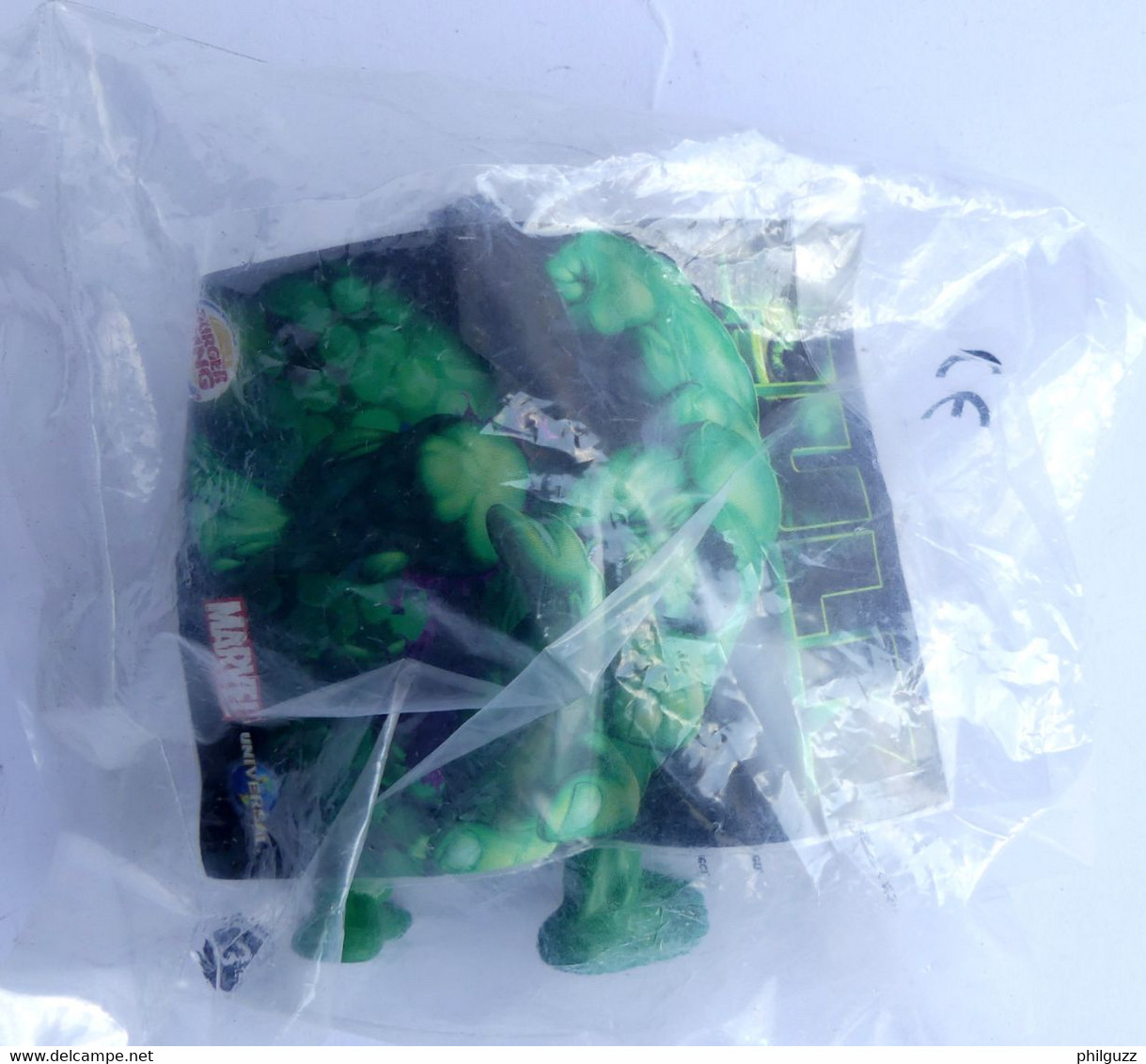 FIGURINE MARVEL BURGER KING 2003 HULK En Sachet Complet - Otros & Sin Clasificación