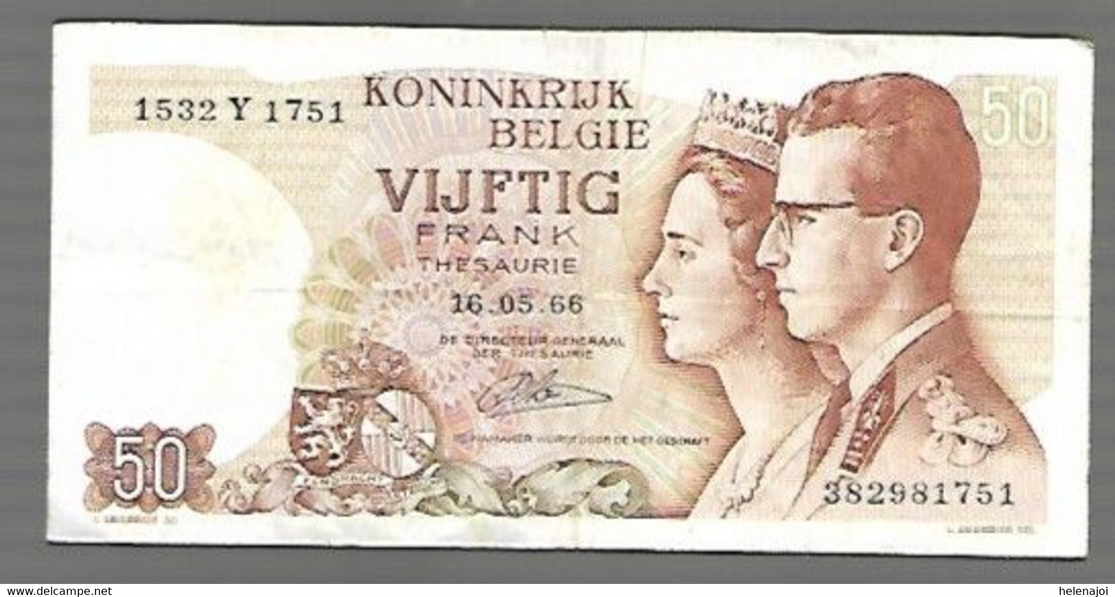 Belgique - 50 Francs