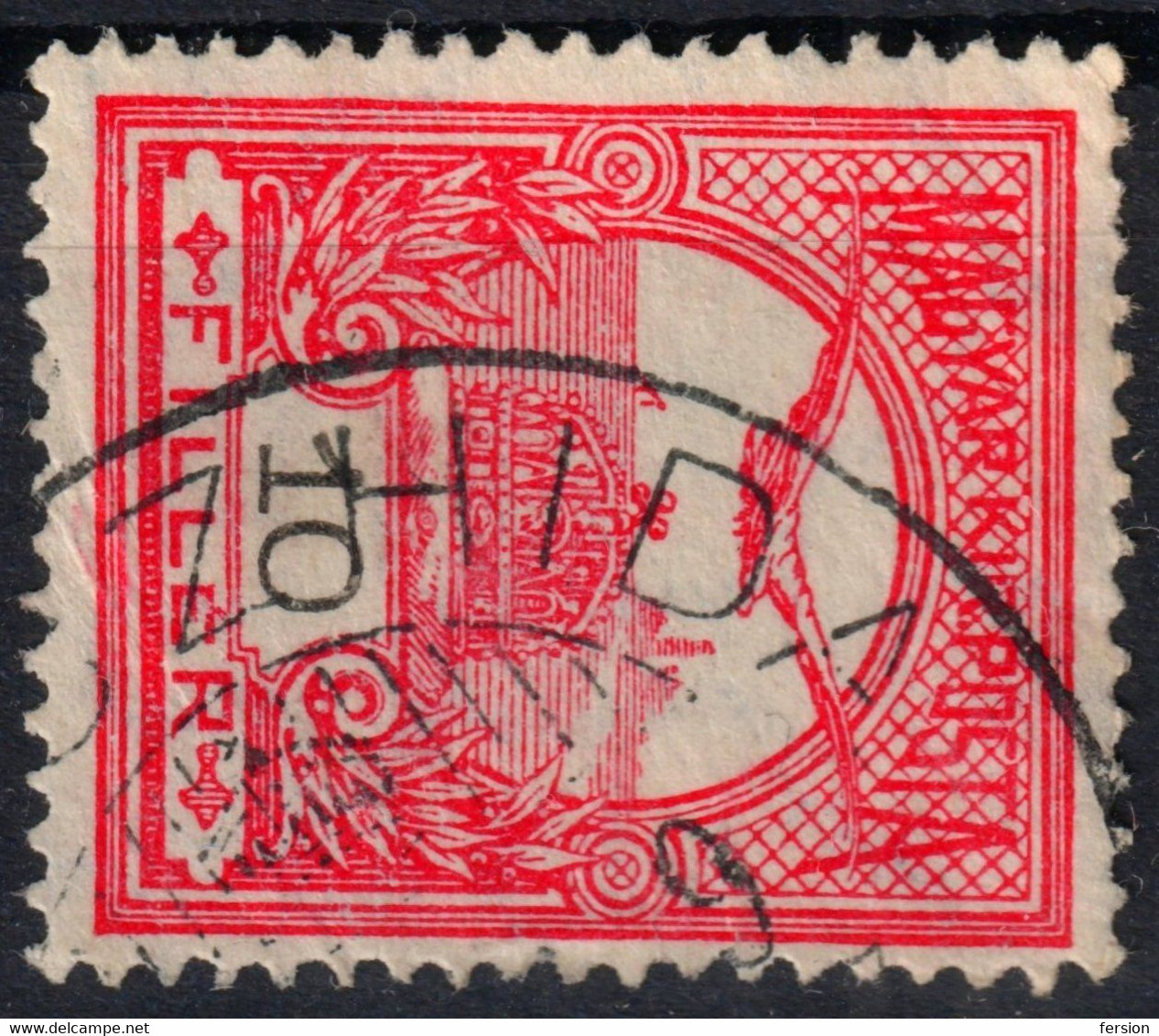 BONCZHIDA Bonțida Postmark / TURUL Crown 1910's Hungary Romania Banat Transylvania KOLOZS County KuK K.u.K - 10 Fill - Transylvania