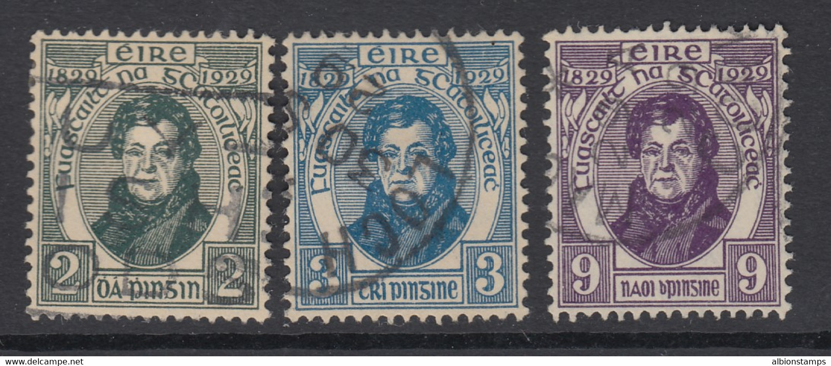 Ireland, Scott 80-82 (SG 89-91), Used - Oblitérés