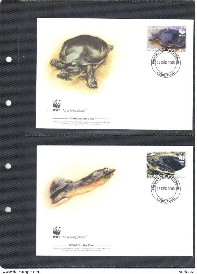 Togo 2006 - WWF Die Senegal-Klappenweichschildkröte - Komplettes Kapitel Postfrisch MK FDC - Other & Unclassified