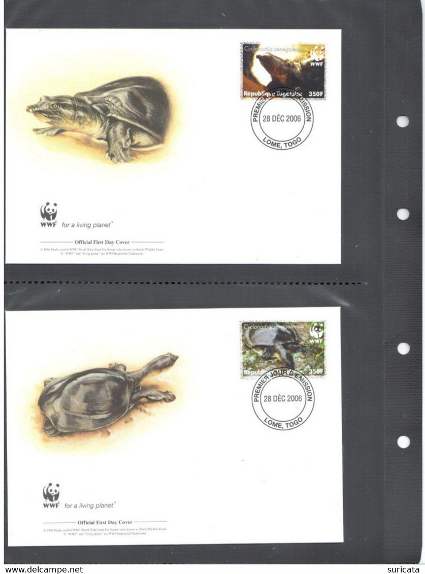 Togo 2006 - WWF Die Senegal-Klappenweichschildkröte - Komplettes Kapitel Postfrisch MK FDC - Other & Unclassified