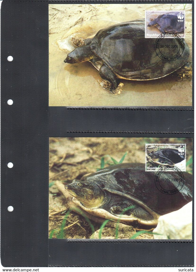 Togo 2006 - WWF Die Senegal-Klappenweichschildkröte - Komplettes Kapitel Postfrisch MK FDC - Other & Unclassified