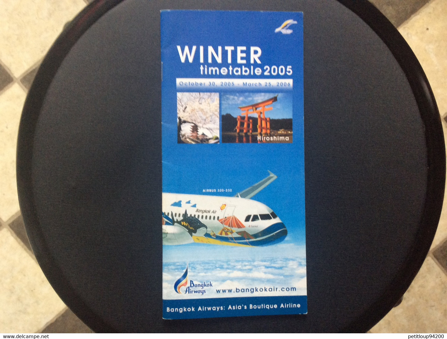 BANGKOK AIRWAYS  Winter Timetable 2005 - Zeitpläne