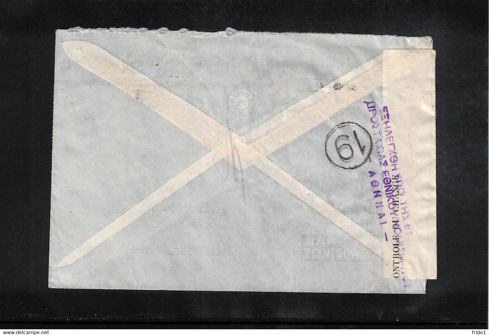 Greece 1950 Interesting Airmail Censored Letter To Germany - Cartas & Documentos