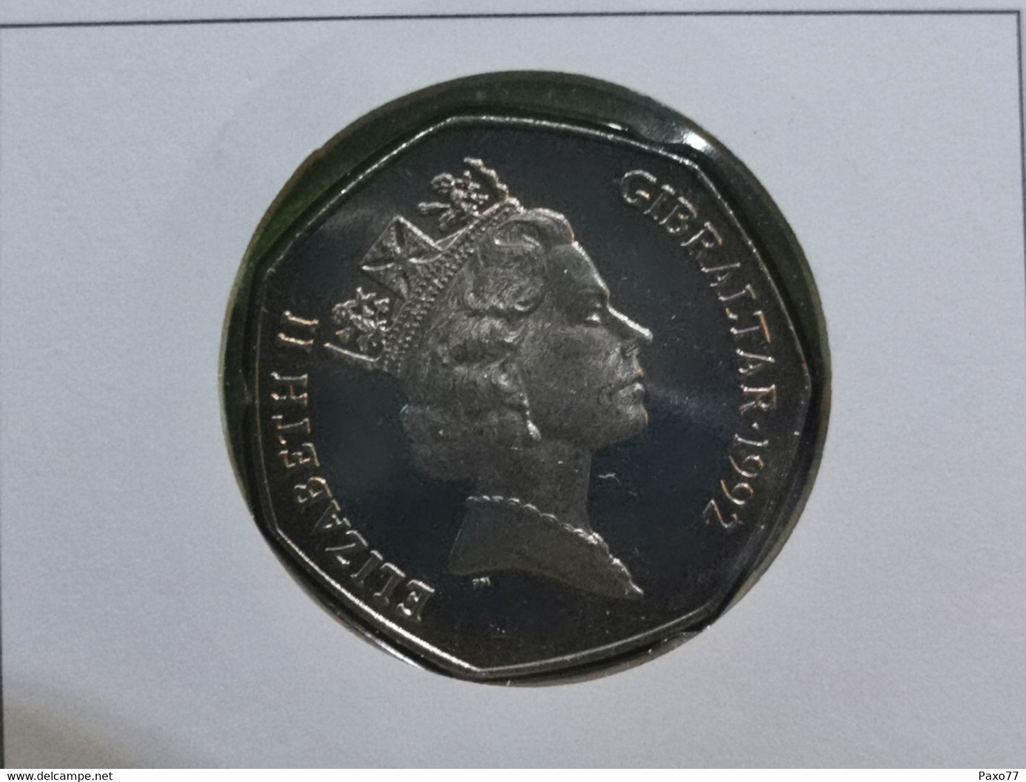 Gibraltar 50 Pence - Elizabeth II Christmas - Gibraltar