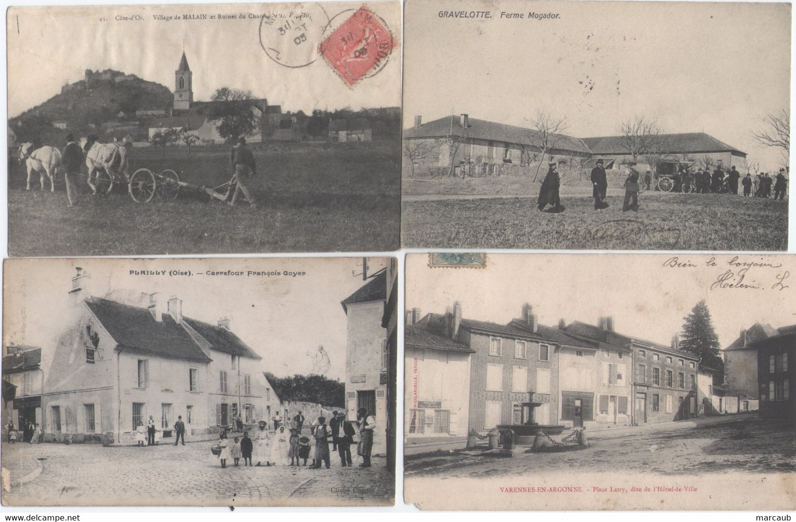 BEAU LOT De 60 CPA France - Départements Divers - Quelques Scans - 5 - 99 Postales