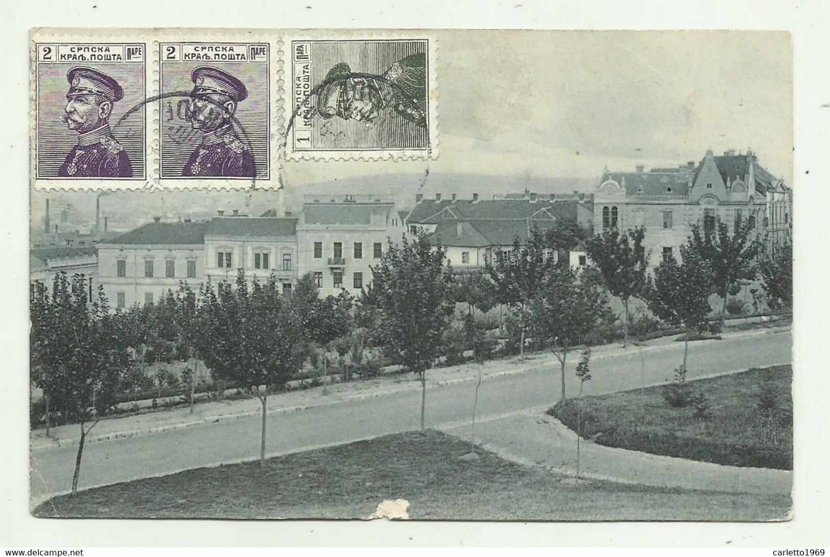 BELGRADE - BOULEVARD PRINCE MICHEL  1928  VIAGGIATA FP - Serbie