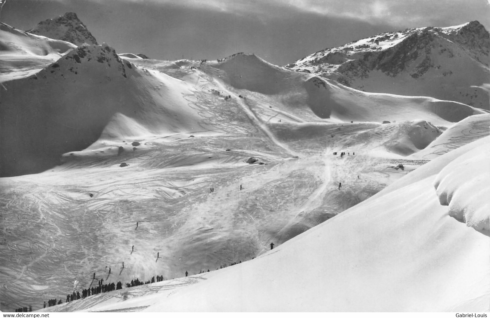 Parsennabfahrt Weissfluhjoch Küblis Skigelände Beim Grossen Derby-Schuss - Parsenn Ski - Küblis