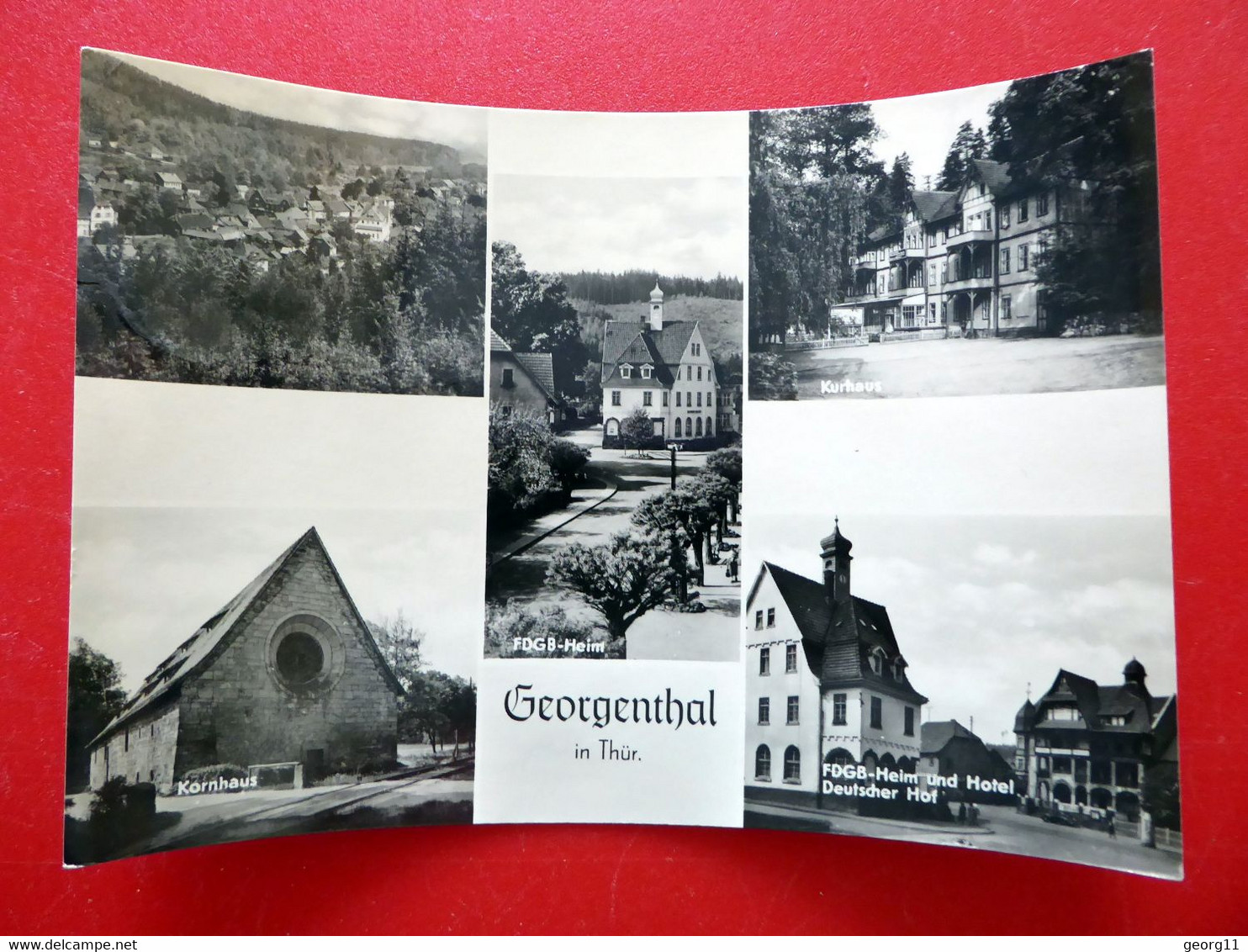 Georgenthal - 1963 - Kornhaus - FDGB Heim - Hotel - Echt Foto - Thüringer Wald - Thüringen - Georgenthal