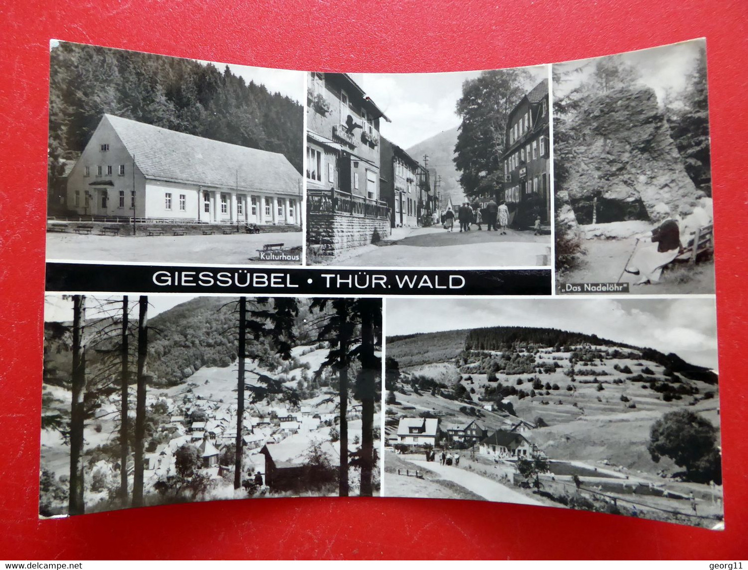 2 X Gießübel - 1976, 1982 - Kulturhaus - Schleusegrund Hildburghausen - Thüringer Wald - Thüringen - Hildburghausen