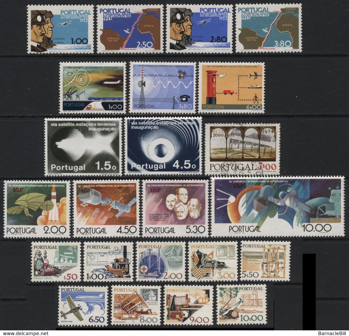 Portugal (39) 1972 - 1979. 28 Different Stamps. Mint And Used. - Altri & Non Classificati