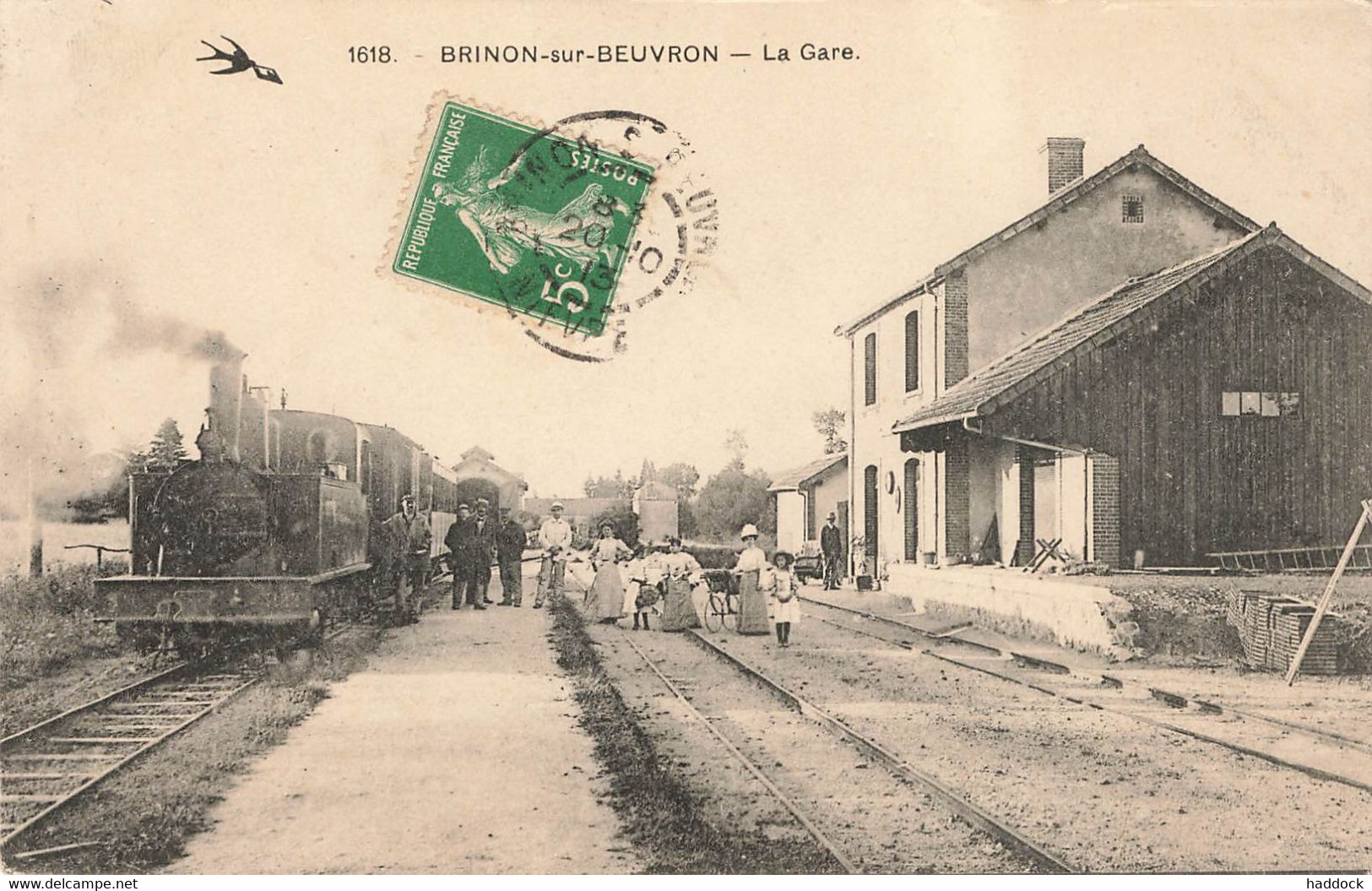 BRINON SUR BEUVRON : LA GARE - Brinon Sur Beuvron