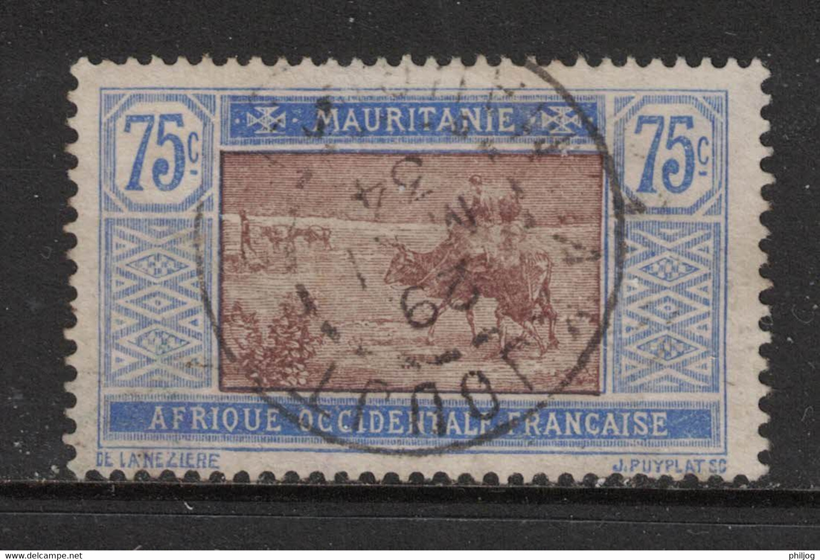 Mauritanie - Mauritania - Yvert 30 Oblitéré AKJOUJT  - Scott#43 - Gebraucht