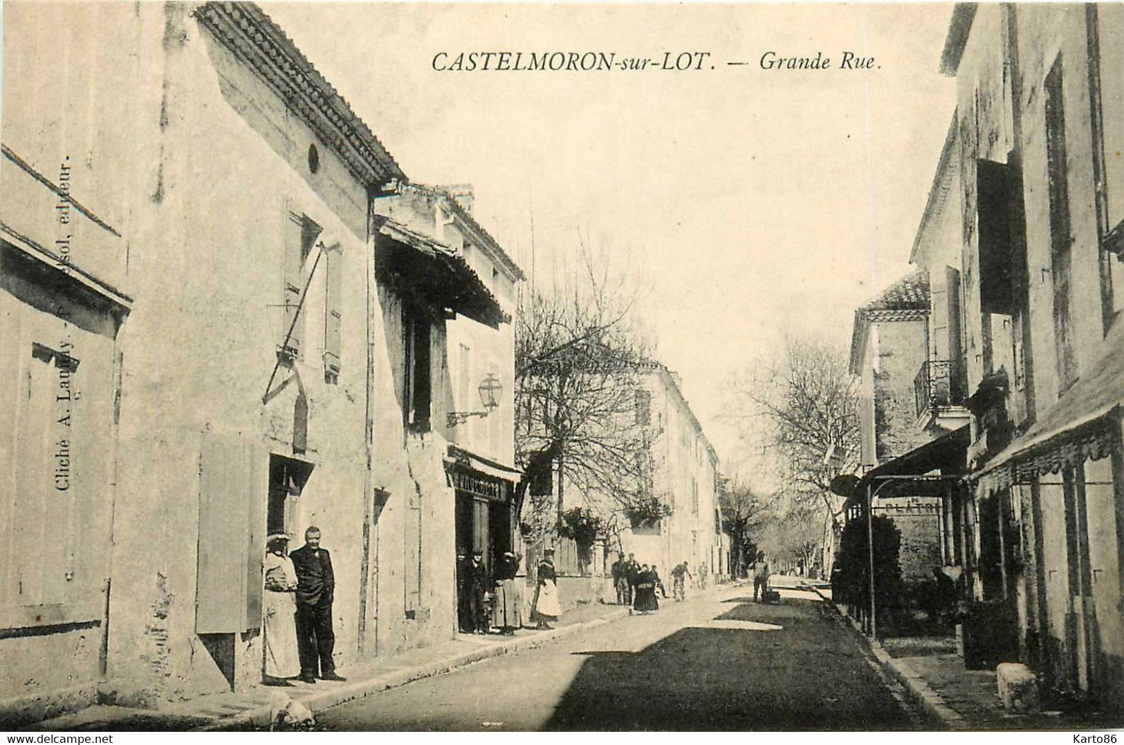 Castelmoron Sur Lot * La Grande Rue * Commerce Magasin - Castelmoron