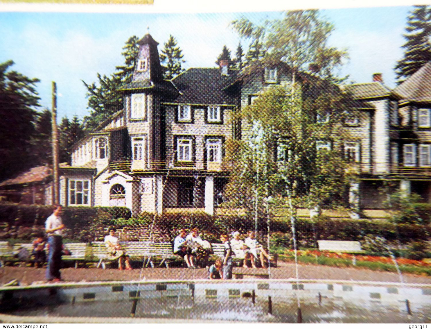 2 X Masserberg - Rennsteigewarte - Baude Werraquelle - Echt Foto 1977 -  Hildburghausen Thüringer Wald - Thüringen - Masserberg