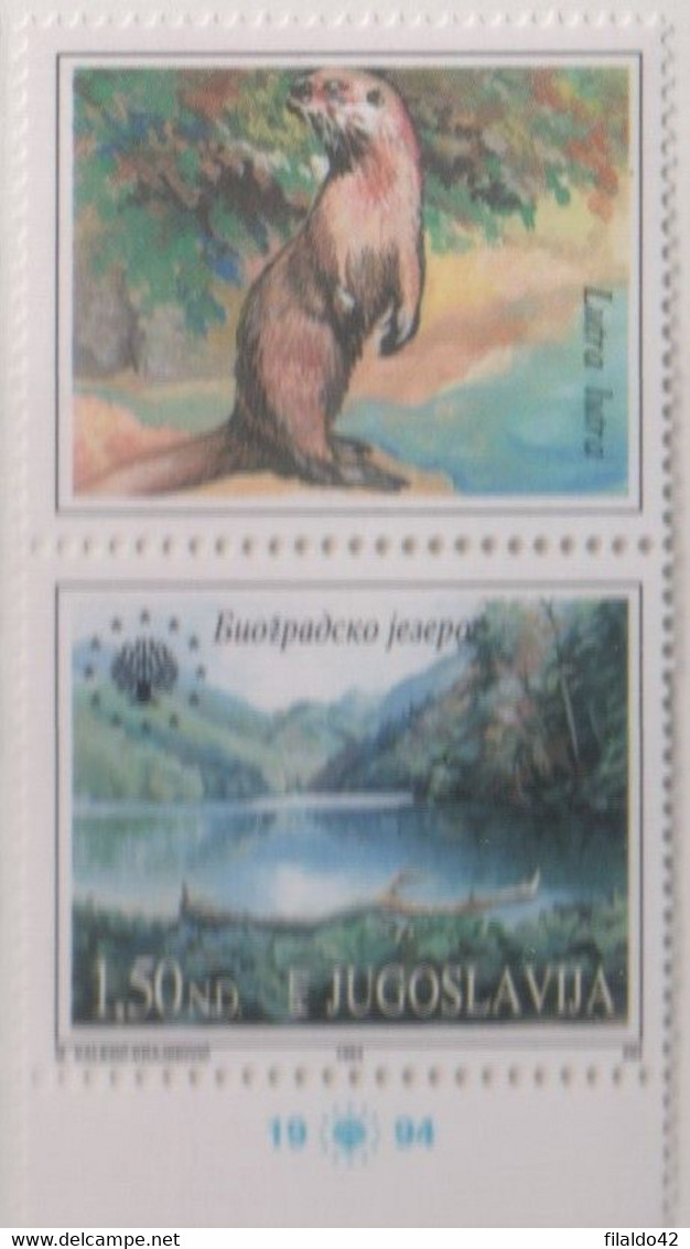 Idee Europee - 1994 Jugoslavia "Protezione Natura" 2v MNH** - European Ideas