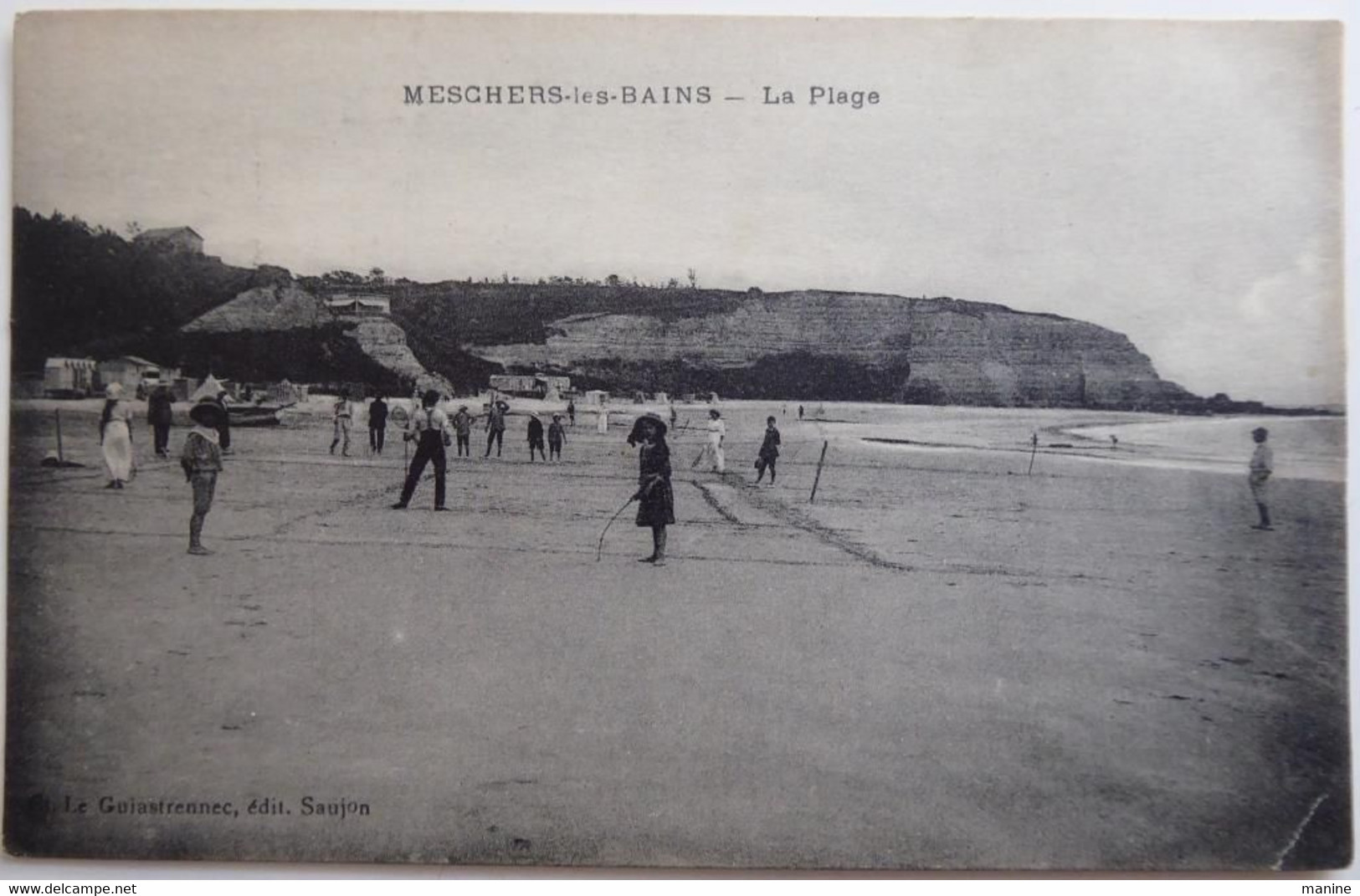 MESCHERS-les-BAINS - La PLage - " Une Partie De Tennis ?" - Meschers