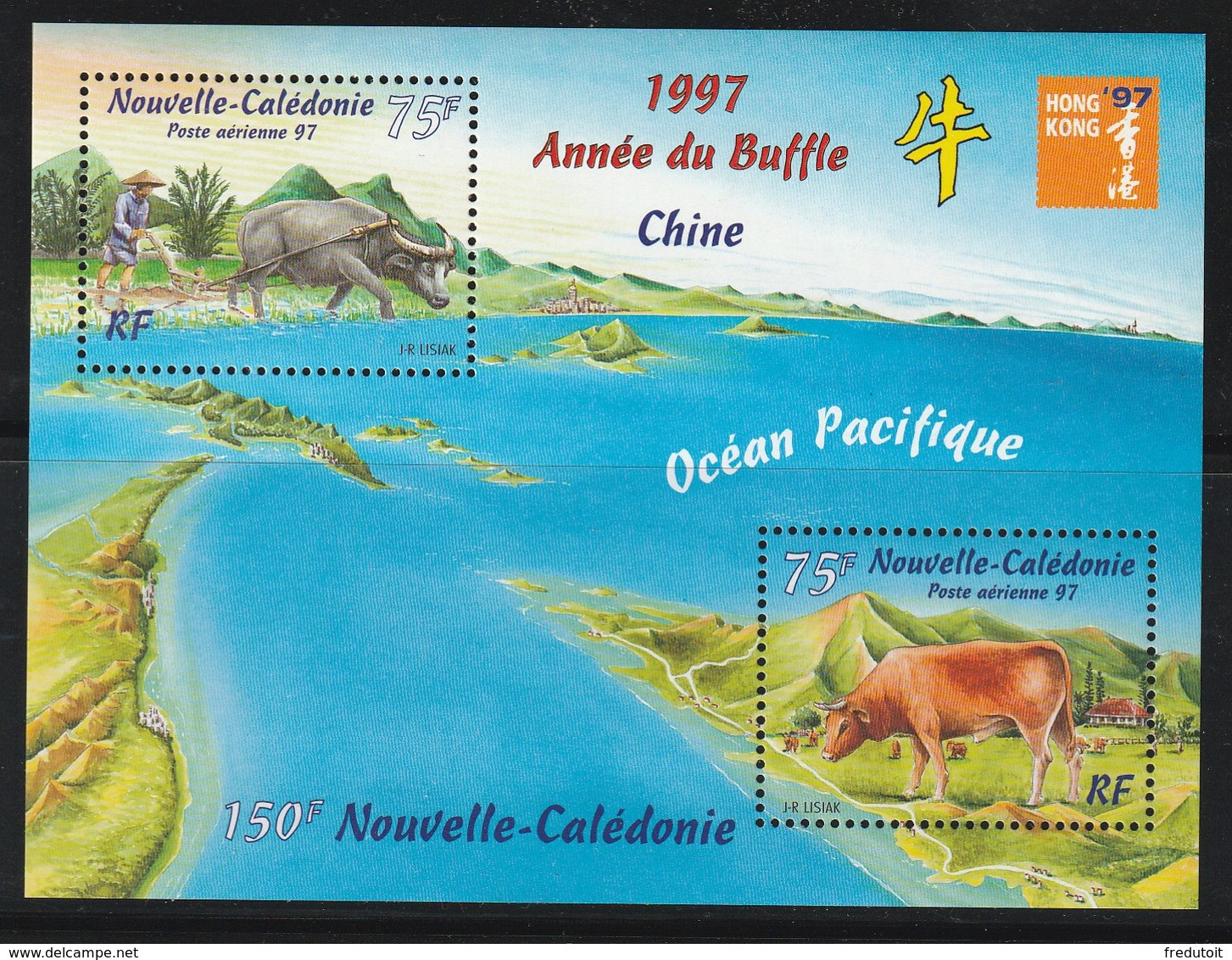 NOUVELLE CALEDONIE - BLOC N°18 ** (1997) - Blocchi & Foglietti