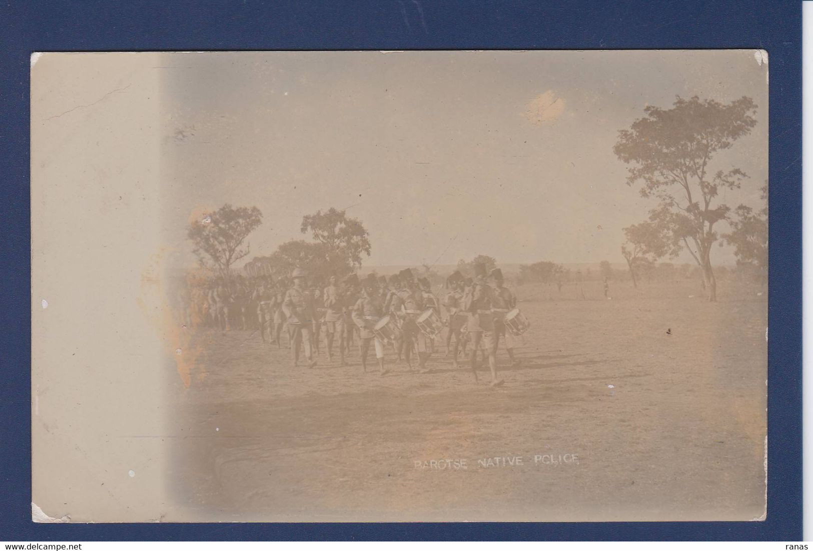 CPA Zambie Afrique Noire Carte Photo Type Ethnic Police Non Circulé - Sambia