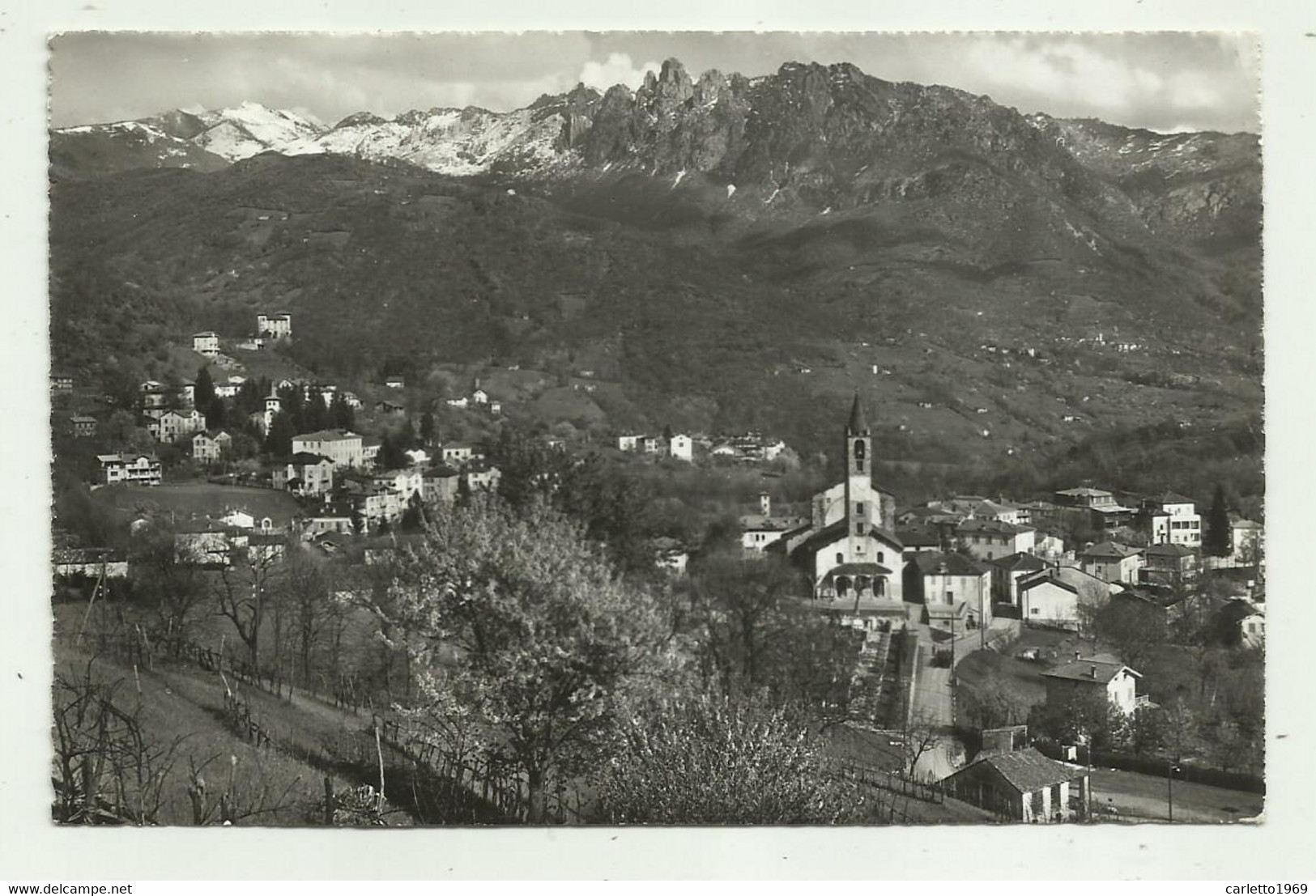 TESSERETE - PANORAMA E DENTI DELLA VECCHIA  VIAGGIATA FP - Tesserete 